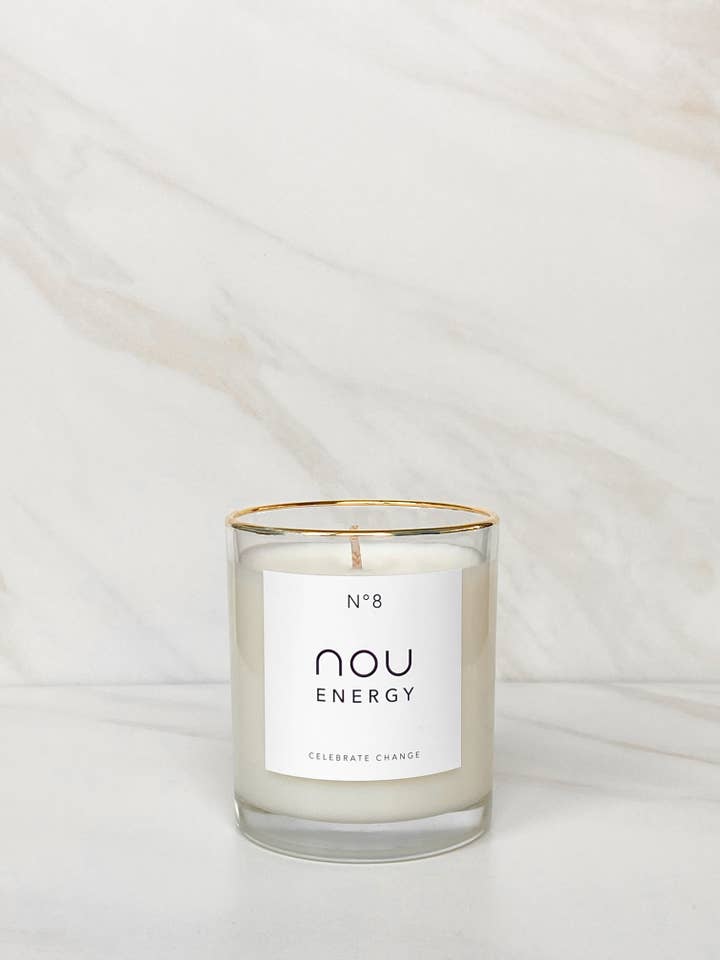 Nou Energy - 8oz Minimalist Candle for wholesale by nou