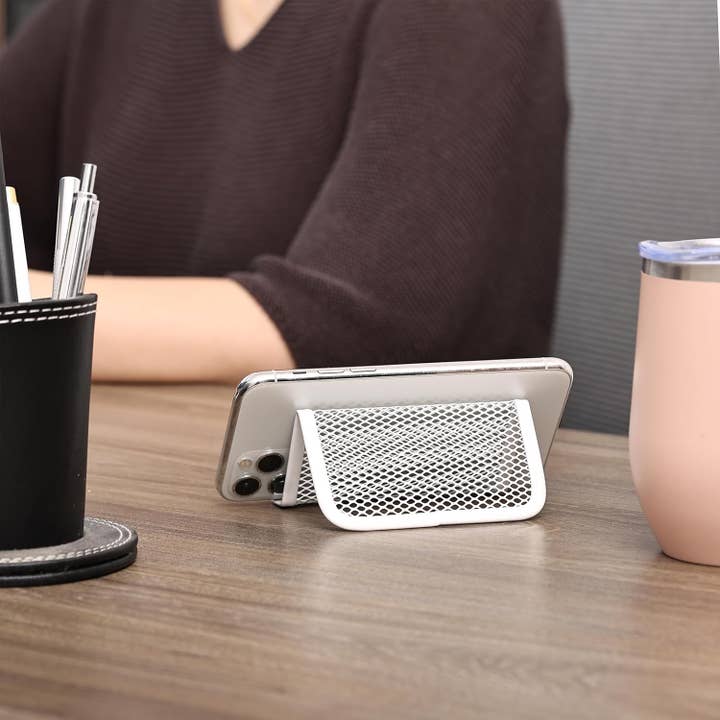 Mr. Pen - Wholesale Business Card Holder - Metal Mesh Business Card Holders, 3 Pack, White, Business Card Holder for Desk, Metal Business Card Holder Display, Business Card Stand, Desk Business Card Holder Desk Card Holder5