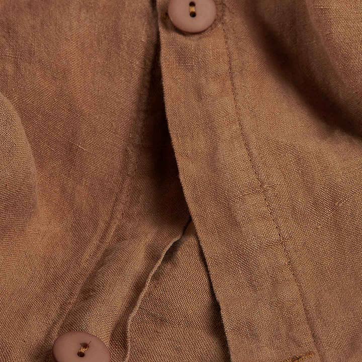 Linen Duvet Cover in Brick Color for wholesale on Faire1