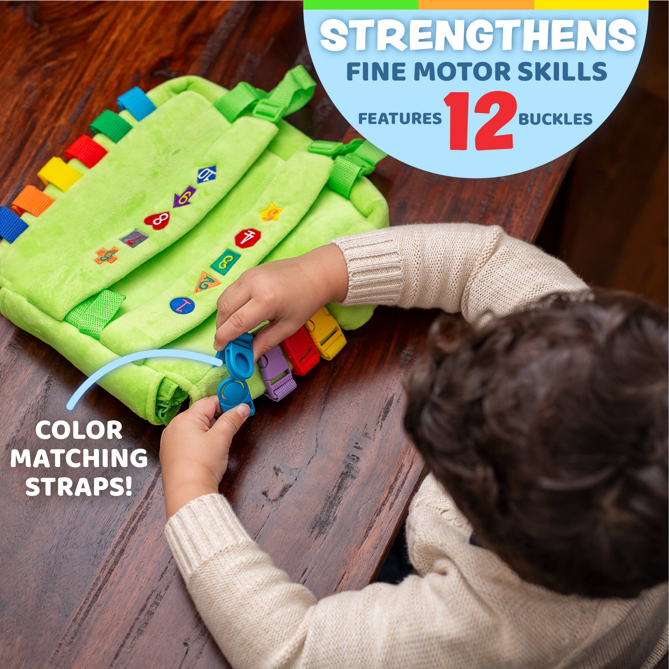 Buckle Toys - Wholesale Backpack - Kids - Buddy Backpack2