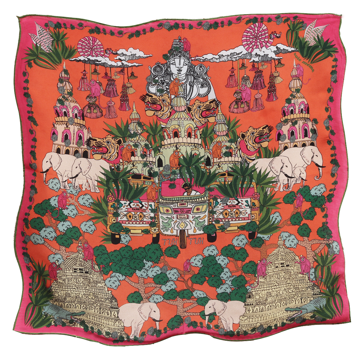 SOIE-MEME – wholesale Halsduk - Dam – Dröm Platser - Orange5