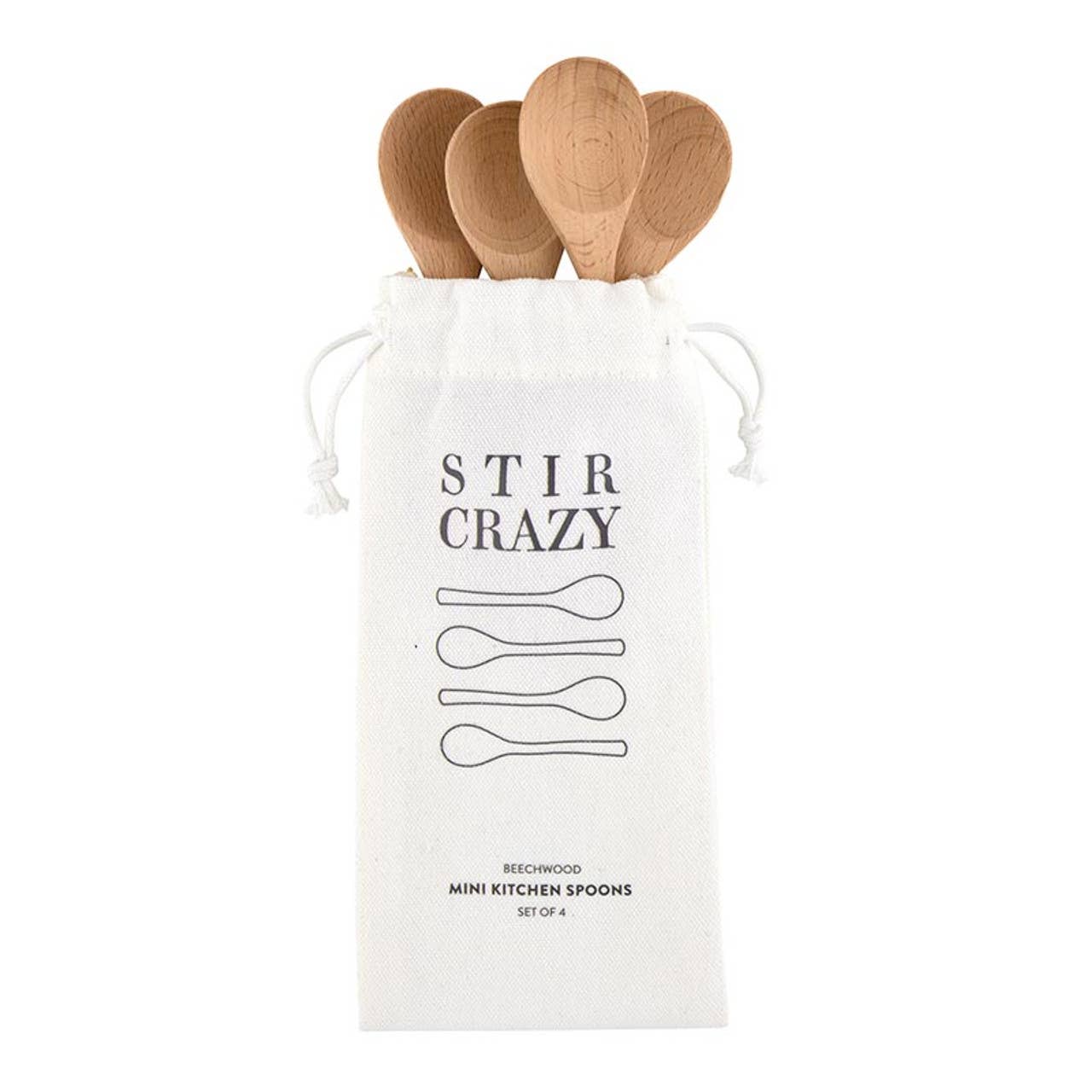 Santa Barbara Design Studio by Creative Brands - Wholesale Kitchen Spoon - Face to Face Mini Wood Spoon Set of 4 - Stir Crazy1