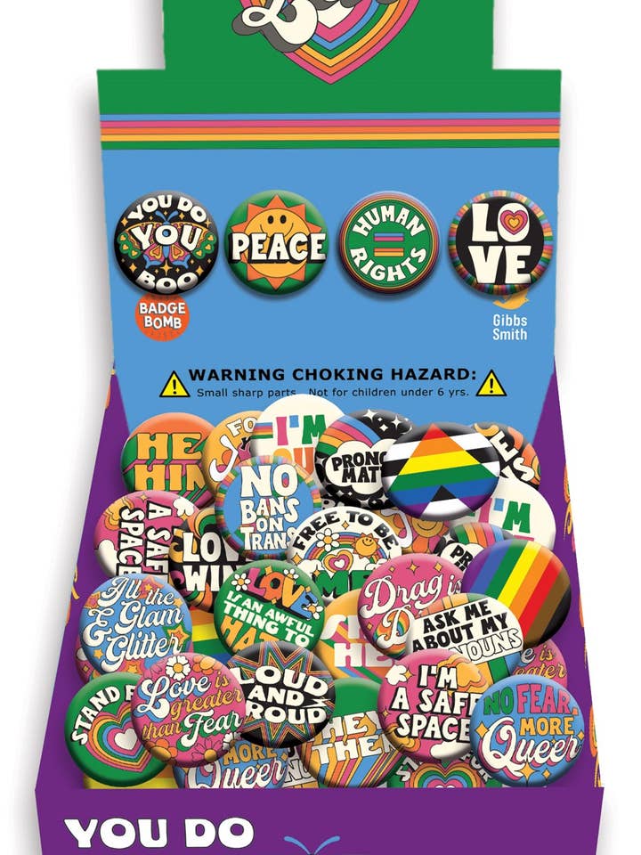 Stand for Love Button Box for wholesale by Gibbs Smith