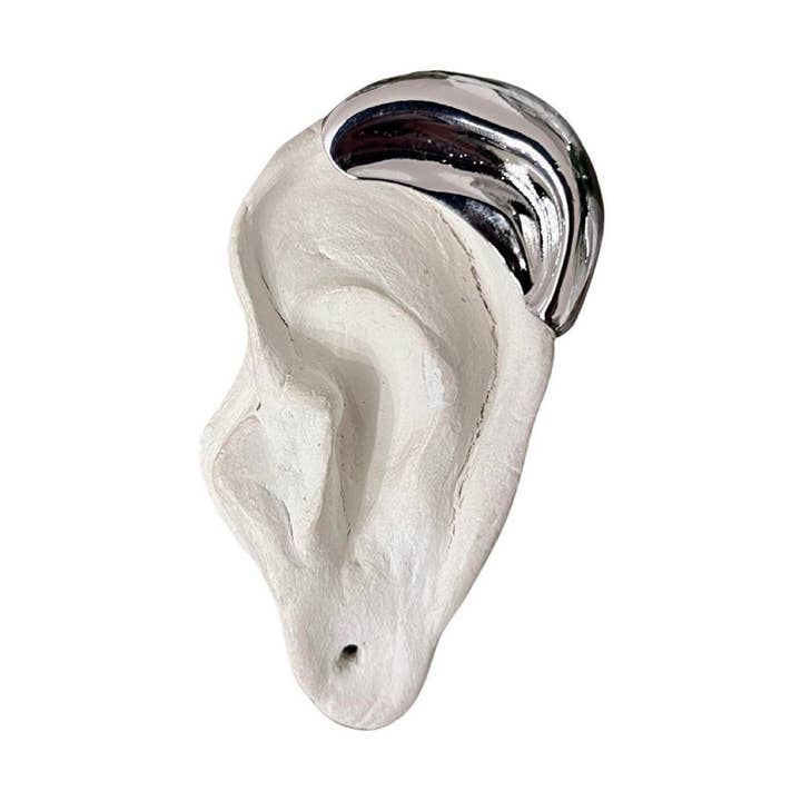 Orecchino Avvolgente in Argento - Un Pezzo per la vendita all'ingrosso da parte di London Atelier Byproduct