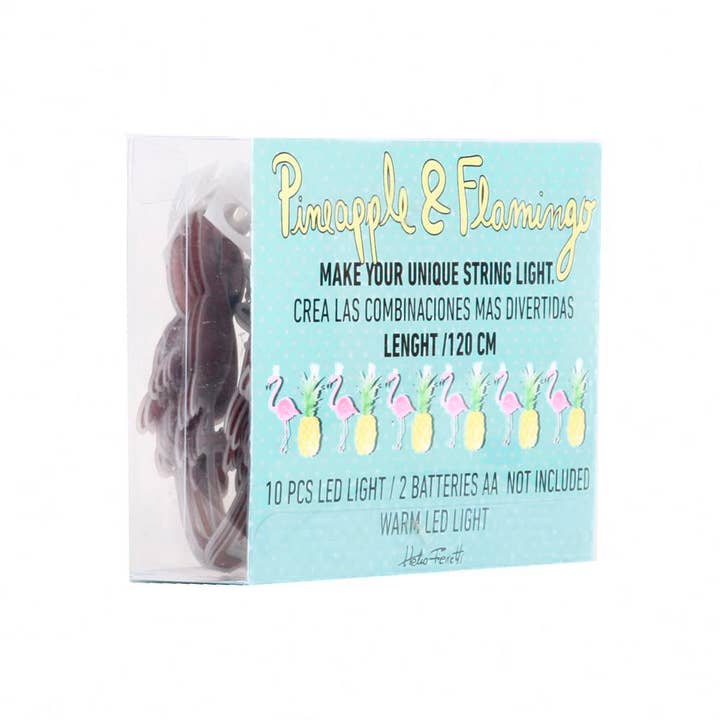 Helio Ferretti - Wholesale Bunting/Garland - FLAMINGO/PINEAPPLE GARLAND HF3