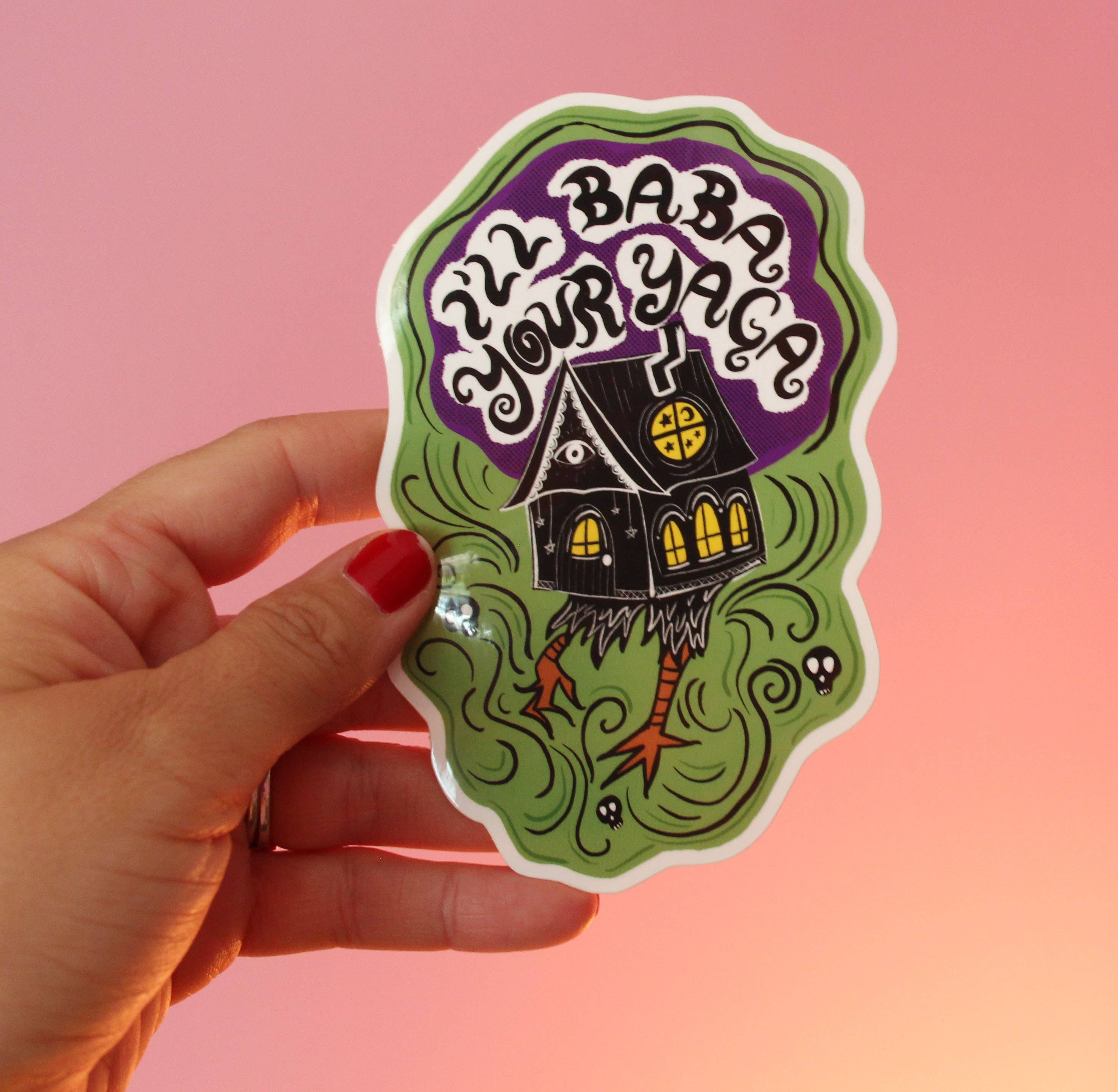 Midge Blitz - Wholesale Sticker - I'll Baba Your Yaga Vinyl Sticker1