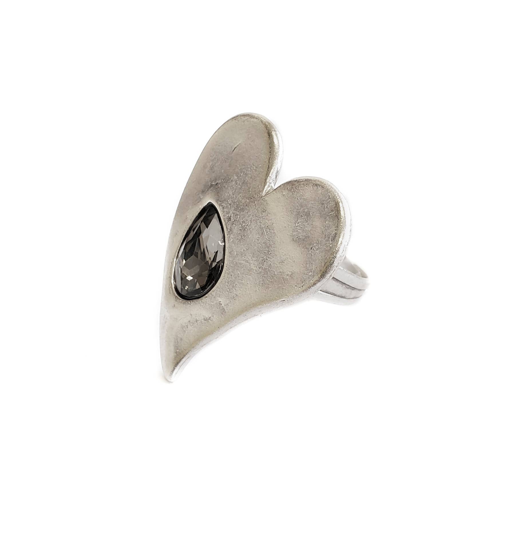 Chanour - Wholesale Cocktail/Statement Ring - Handmade Pewter Ring - NR60562