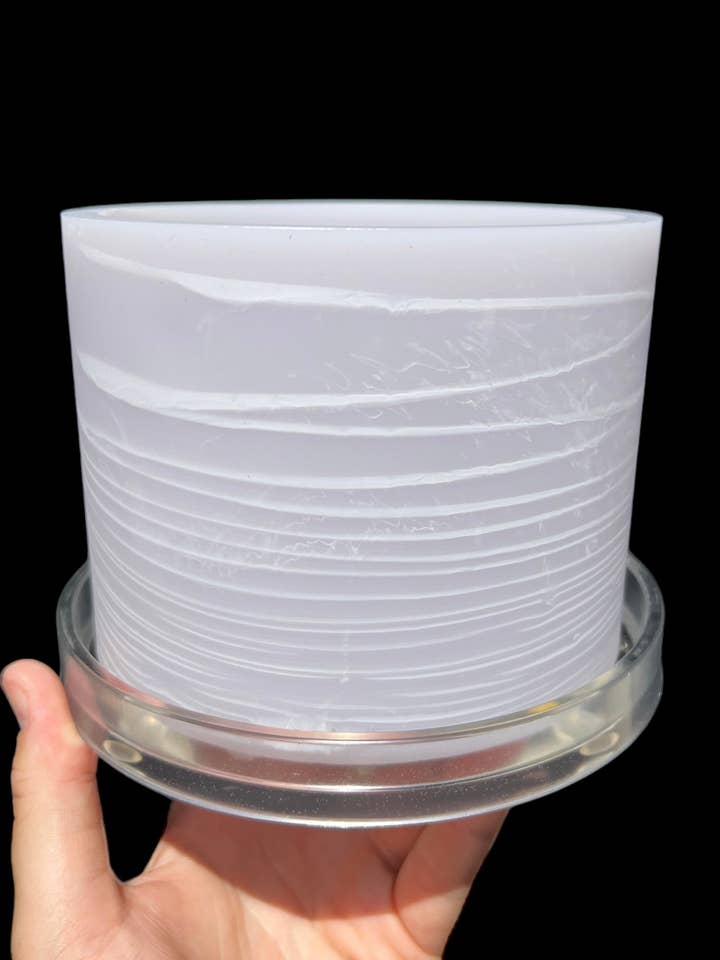 Bloempot - lila | wit - Neutraal Pastel voor wholesale door Terrestrial