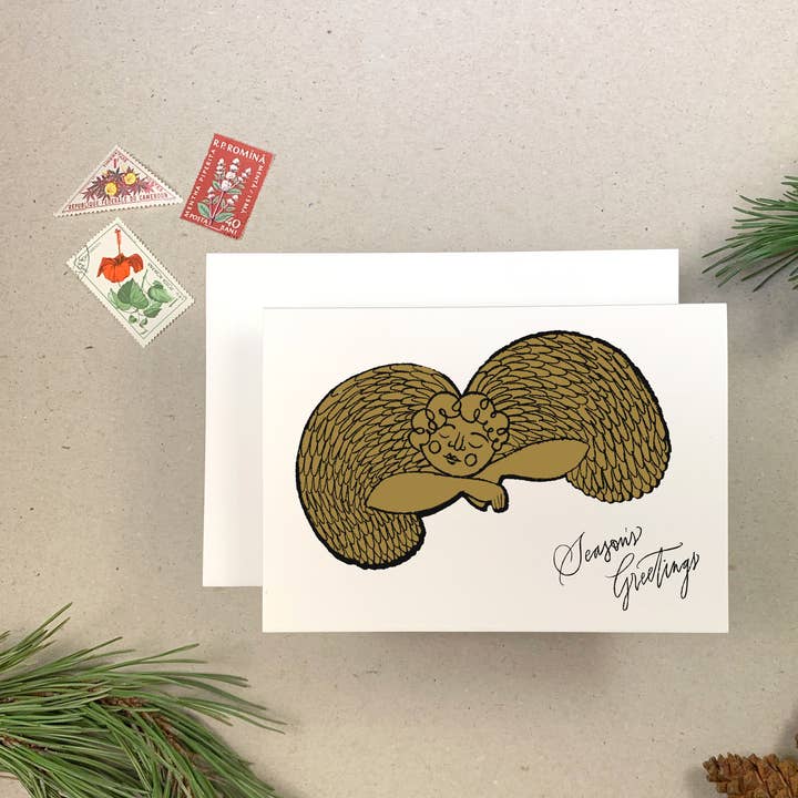 GOLD CHERUB for wholesale by IMOGEN OWEN