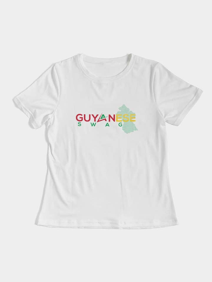 Guyanese Swag Guyana Map Women's Tee for wholesale by Guyanese Swag