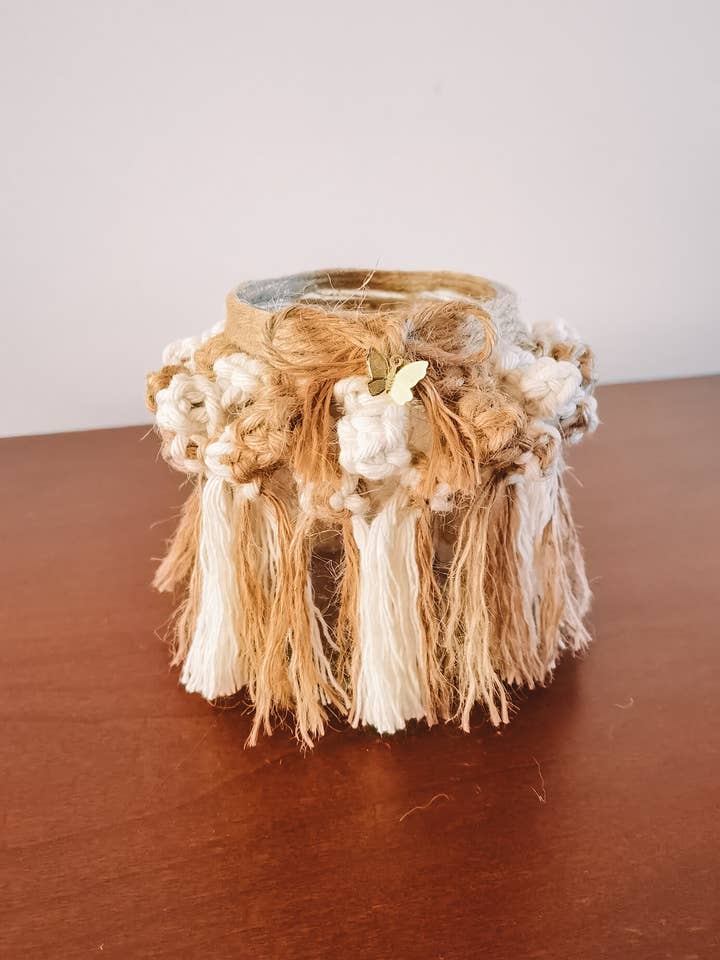 Lamp met jute "Pipoquinhas" voor wholesale door Zaumi Loop