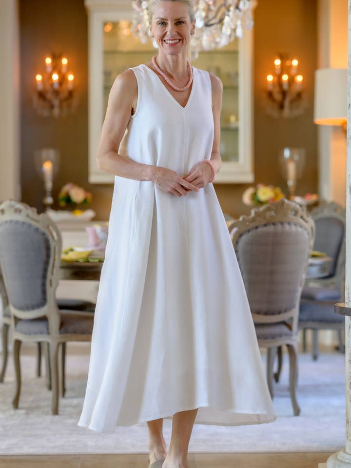 Arte Italica & Crown Linen Designs - Vendita all'ingrosso Vestito - Donna - Abito Katherine11