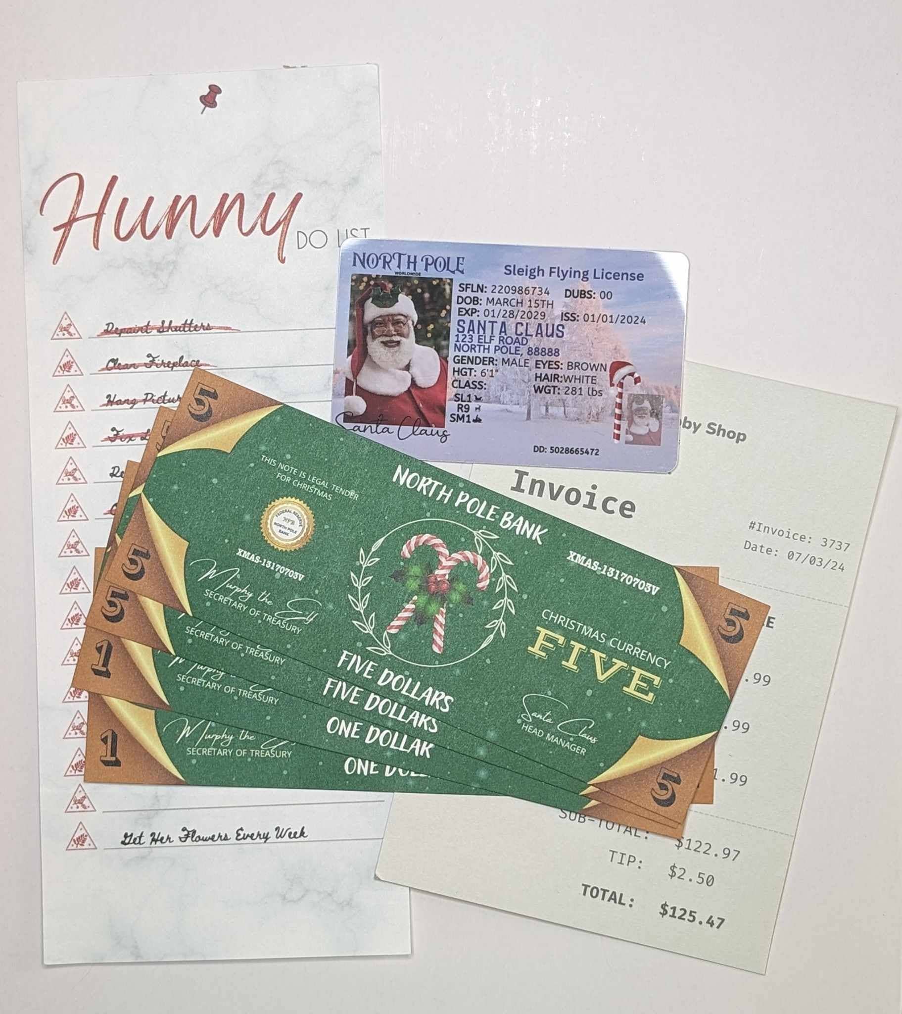 Snowfall Ridge LLC Accessories - Wholesale Christmas Decoration - Kids & Baby - Black Santa Evidence Kit 0