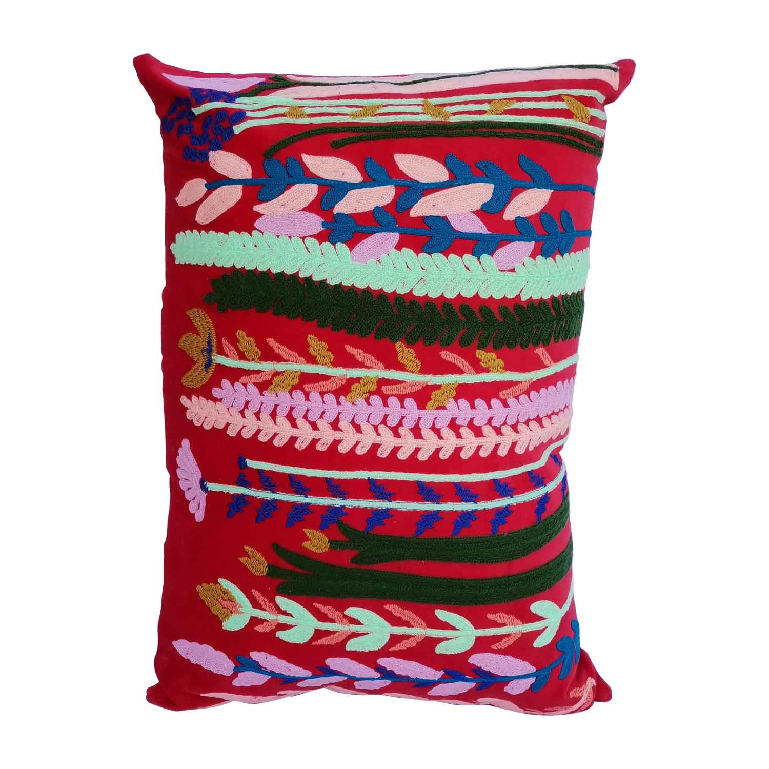 Casa Moro - Wholesale Throw/Decorative Pillow - Santa velvet cushion with filling flower decoration cushion3