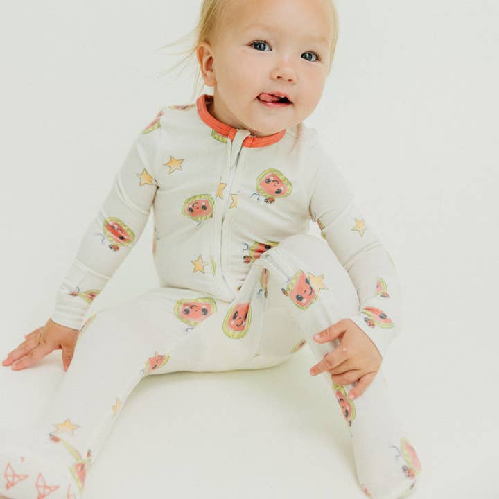 Copper Pearl - Wholesale Sleepsuit - Baby - Zip-Up Footie Pajama - CoComelon2
