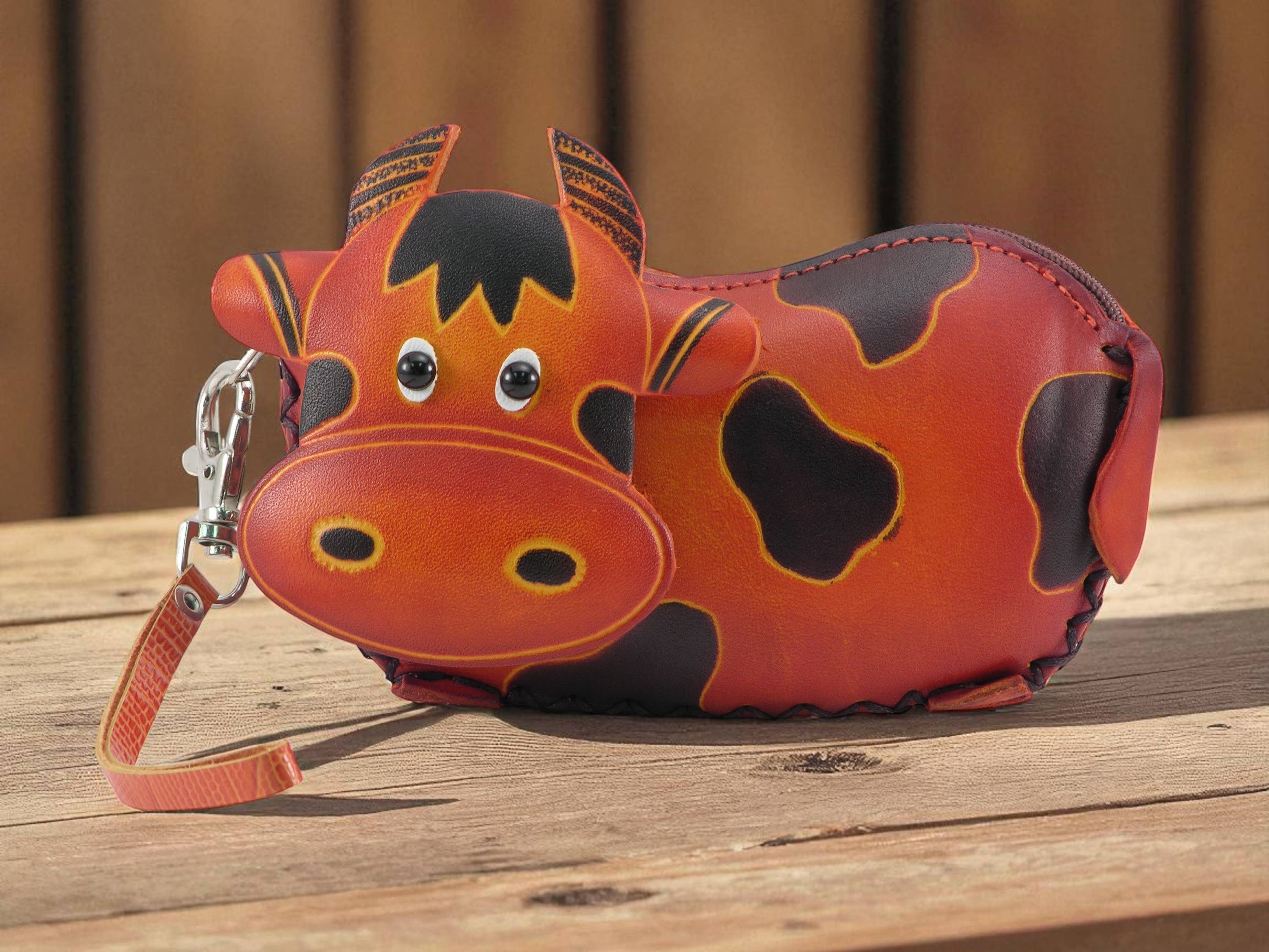 Sunflower Handmade leather inc - Wholesale Coin Purse - Women's - Cow Wristlet leather coin purse wallet1