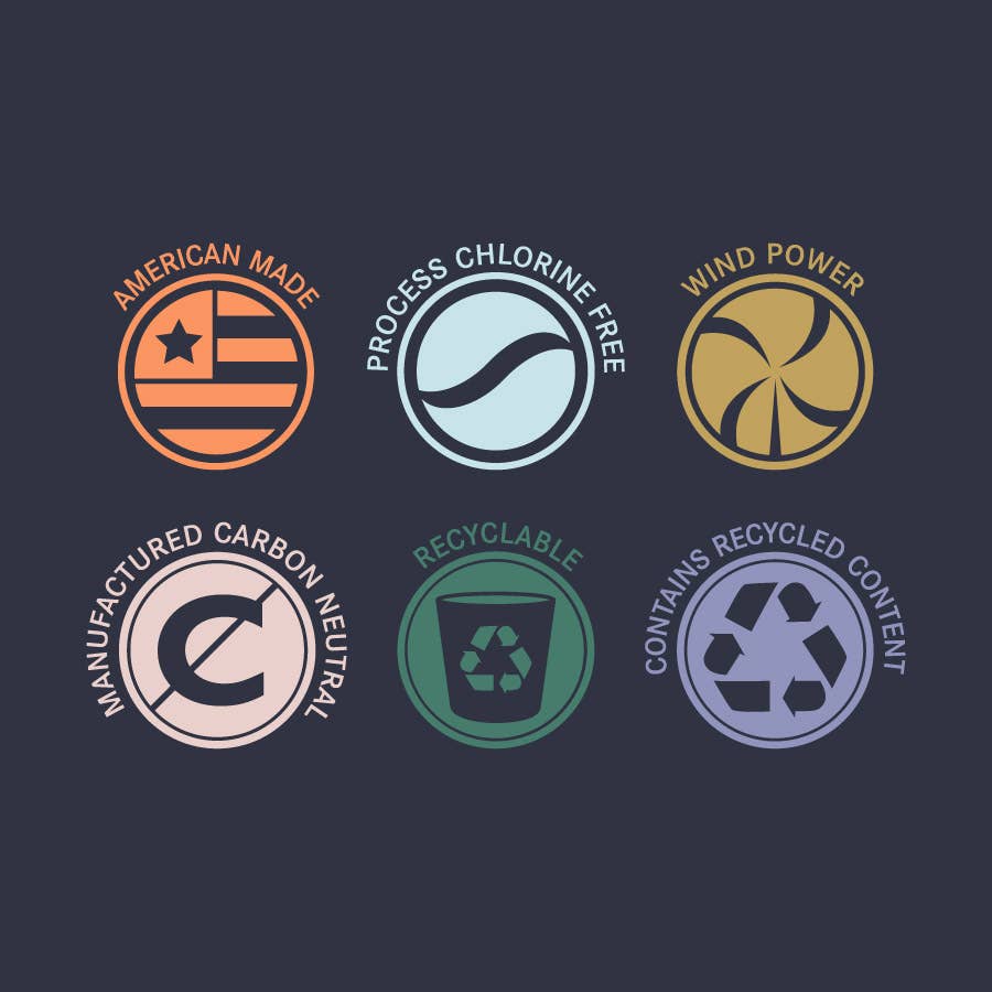 MASU - Wholesale Flat Wrap - Striped Christmas Ornaments Recycled Wrapping Paper1