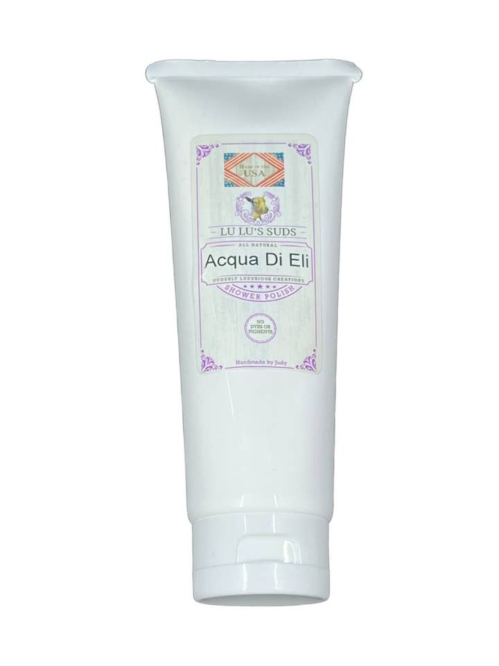 Gommage pour le corps Acqua Di Eli 8 oz. pour la vente par Lu Lu's Suds