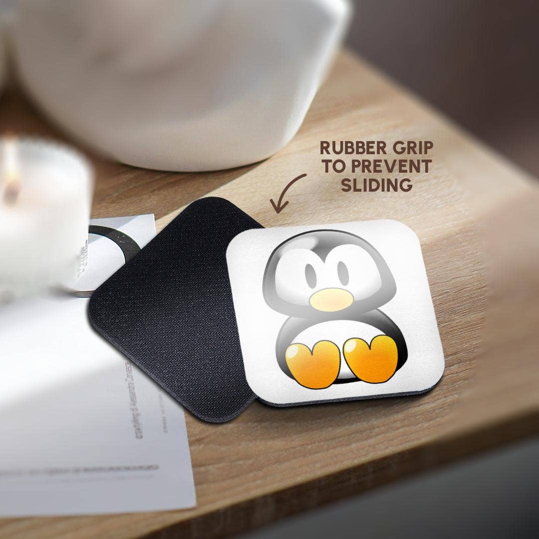 3dRose - Wholesale Coasters - 3dRose, Adorable Baby Penquin, Coaster10