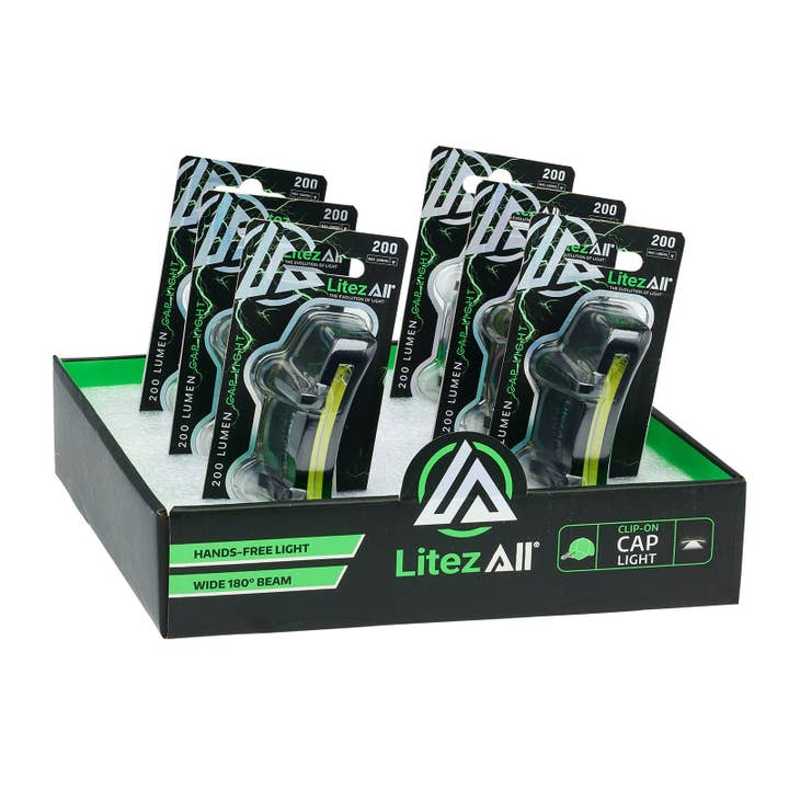 LitezAll - Wholesale Flashlight - LitezAll 200 Lumen Clip On Cap Light10