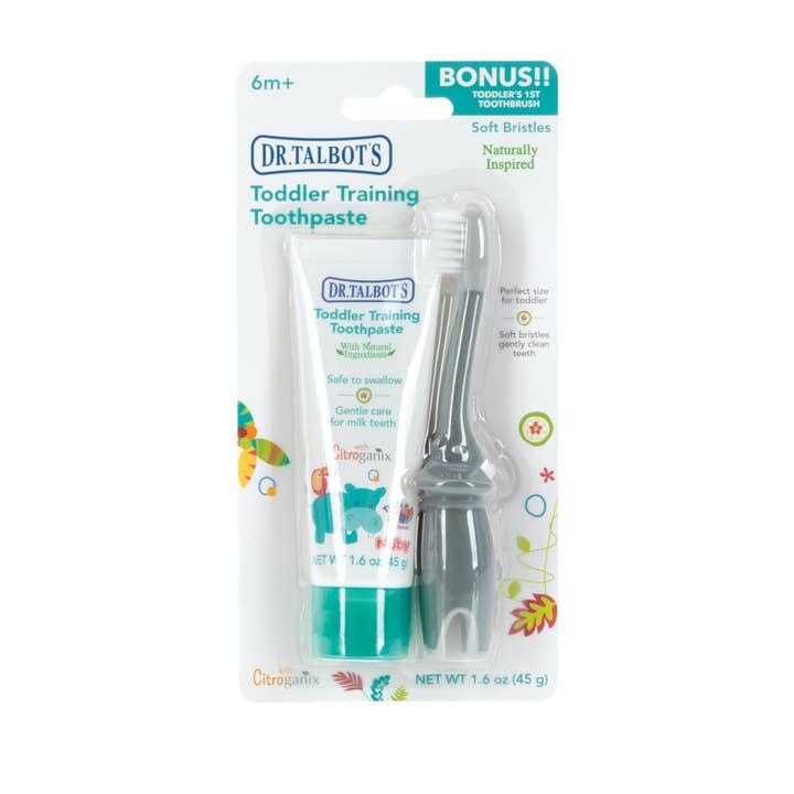 Dr. Talbot's Toddler Training Toothbrush and Toothpaste for wholesale by Dr. Talbot's