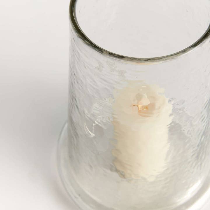 Napa Home & Garden - Wholesale Candle Holder - Gabriel Hurricane Small - Tapered Clear Glass Candle Holder2