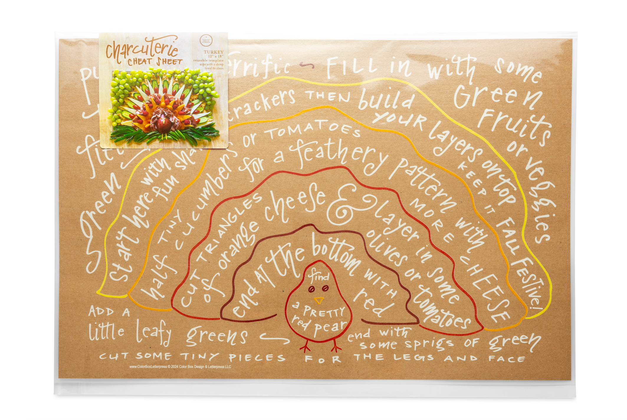 Color Box Design & Letterpress – Tábua de queijos por atacado – Guia Prático de Charcutaria | Peru | Ação de Graças3