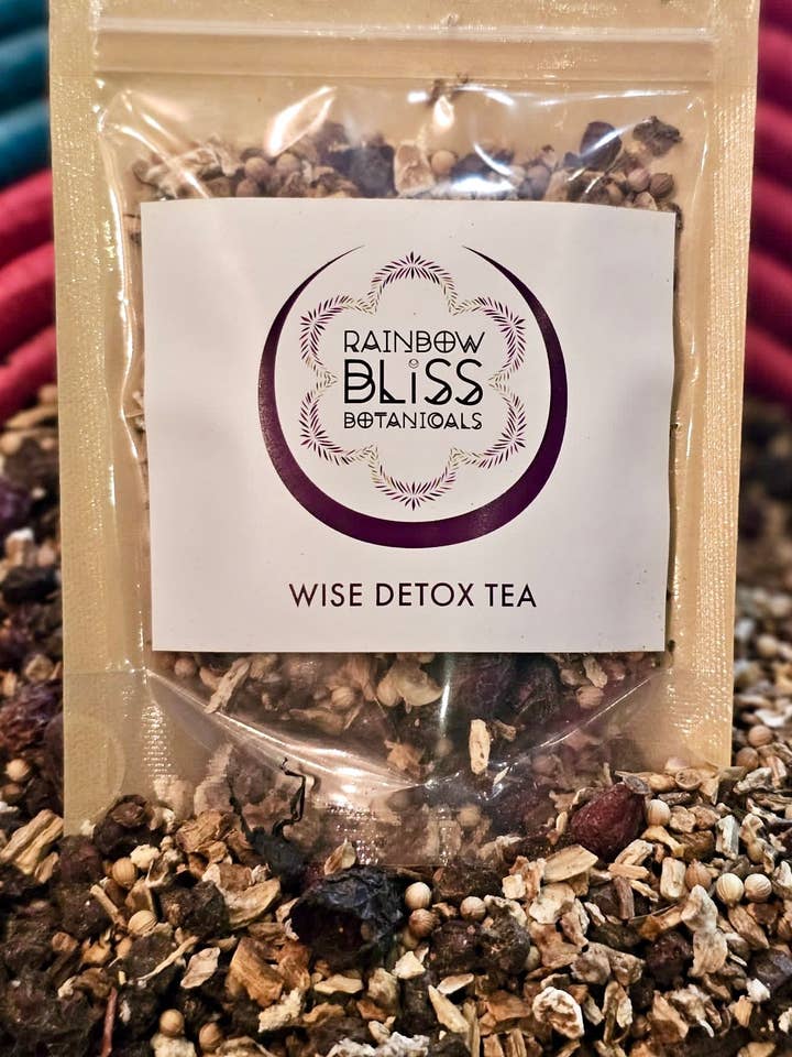 Wise DeToX Tea for wholesale by Rainbow Bliss Botanicals