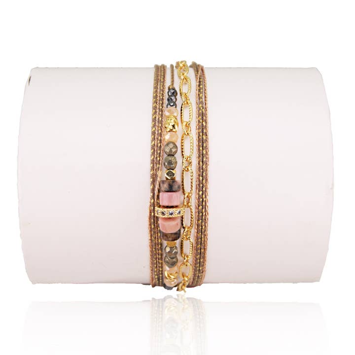 Women's Calypso Rhodocrosite 2223 Bracelet for wholesale by LOetMA