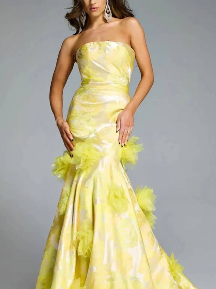 Jovani 44351 gul kjole for engroshandel hos Chic Mare