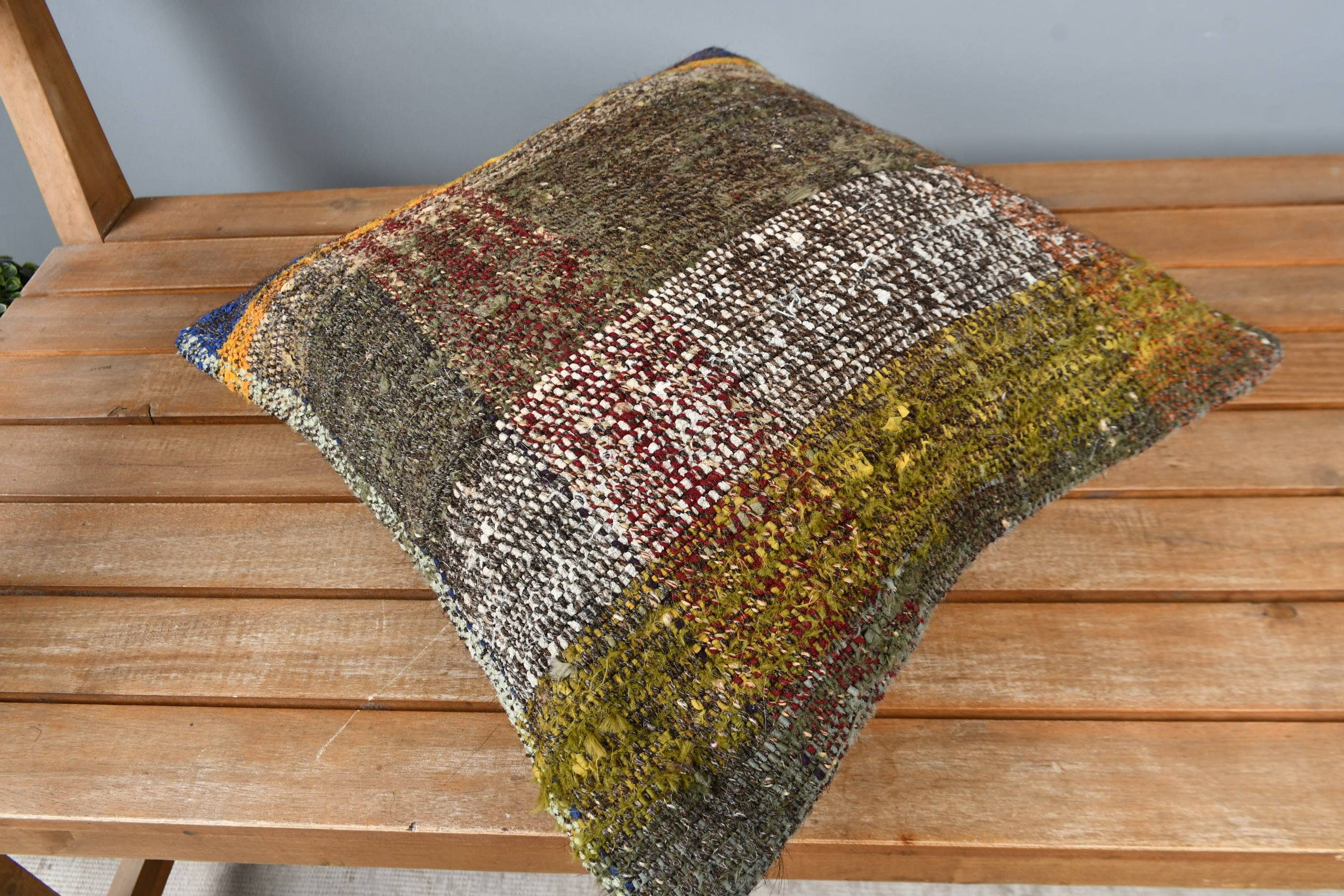 The Loom Wholesale – wholesale Prydnadskuddfodral – Vintage Kilim Kuddfodral, Boho, Brun Nyans, 40x40-218511