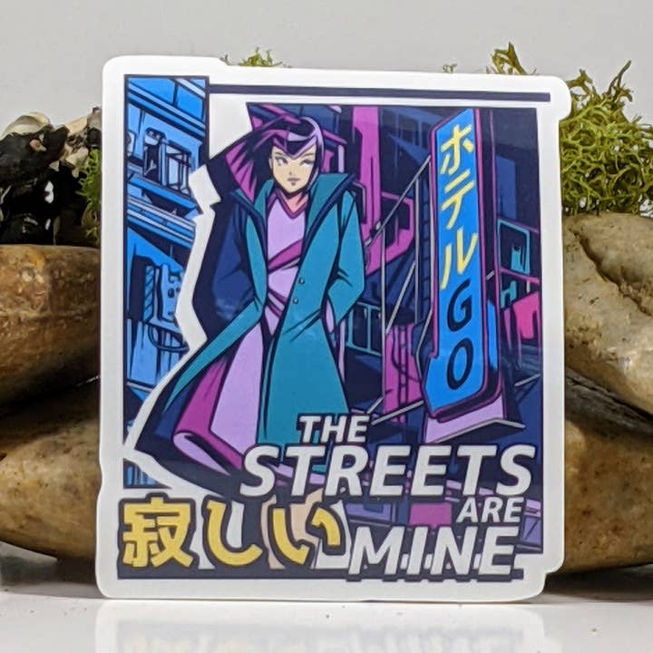 Anime We Run These Streets Sticker - 3" for wholesale by Mimic Gaming Co