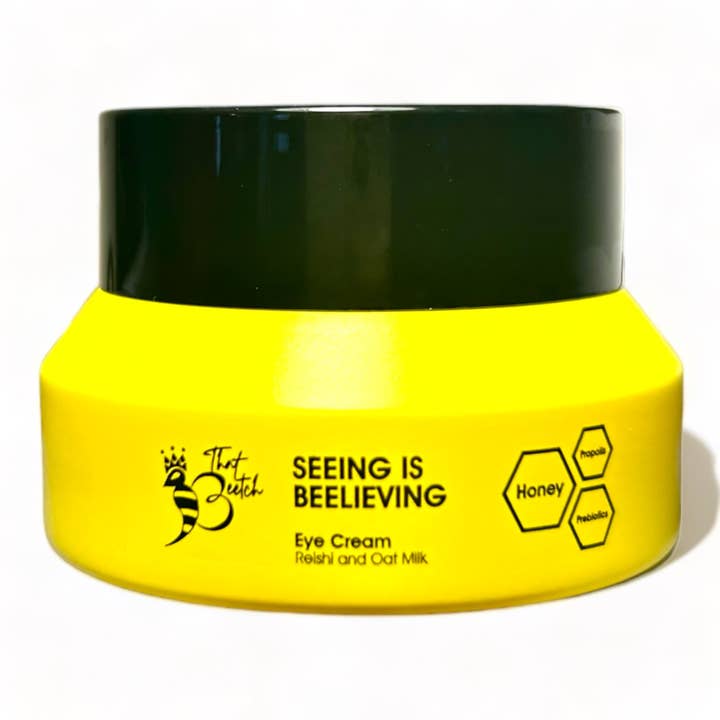 Seeing is Beelieving Eye Cream with honey propolis prebiotic for wholesale by That Beetch