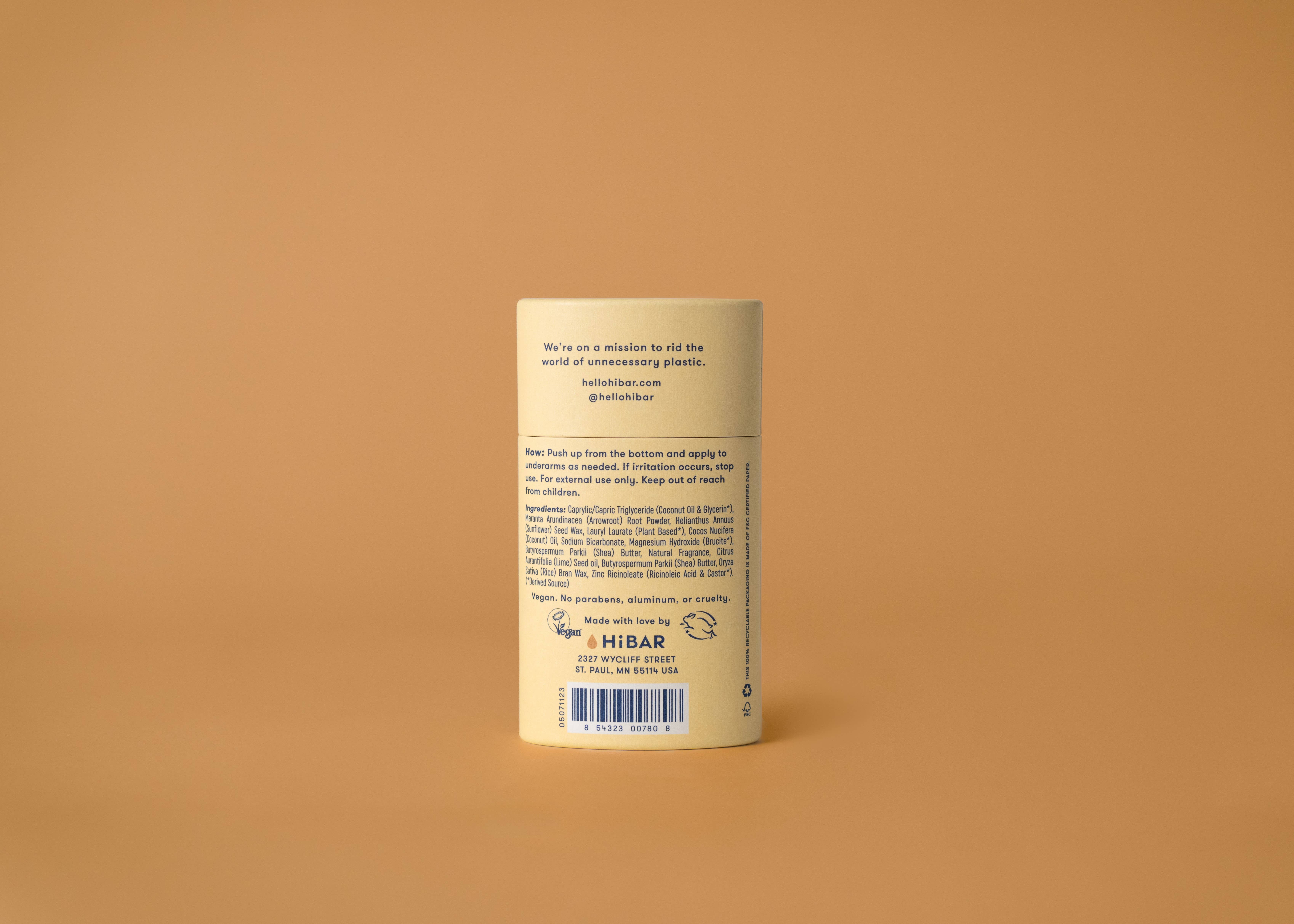 HiBAR - Wholesale Deodorant - Unisex - HiBAR Deodorant  Coconut + Vanilla 6