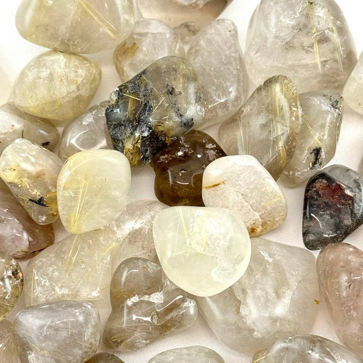 Liv Rocks - Wholesale Spiritual Stone/Crystal - Tumbled Rutilated Quartz, Rutile Quartz | Magical Crystals4