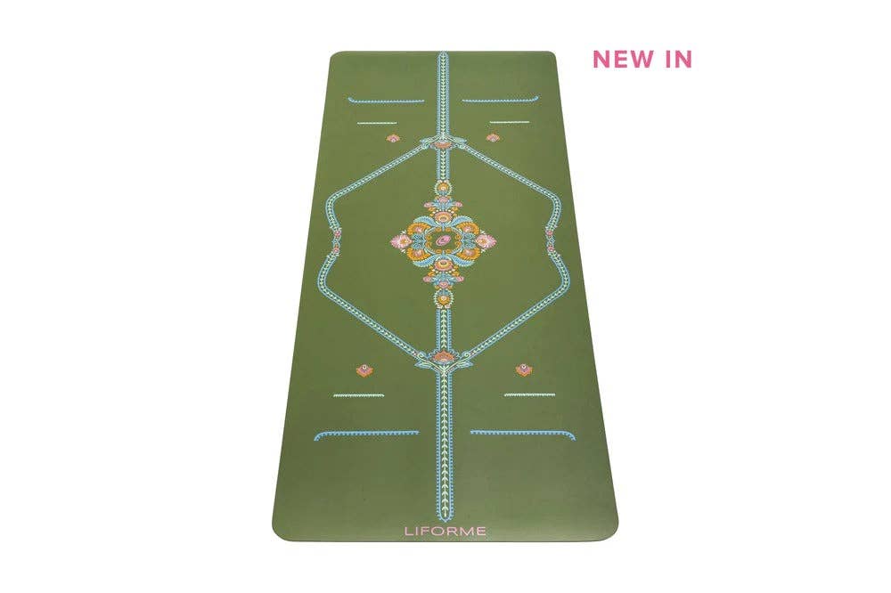 Janardana - Wholesale Yoga Mat - Liforme mindful garden signature yoga mat green1