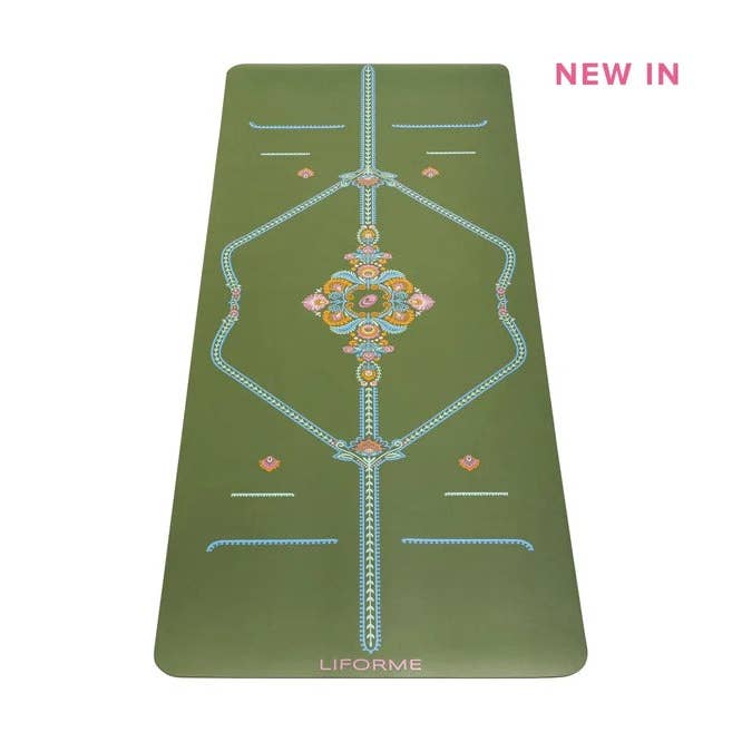 Janardana - Wholesale Yoga Mat - Liforme mindful garden signature yoga mat green1