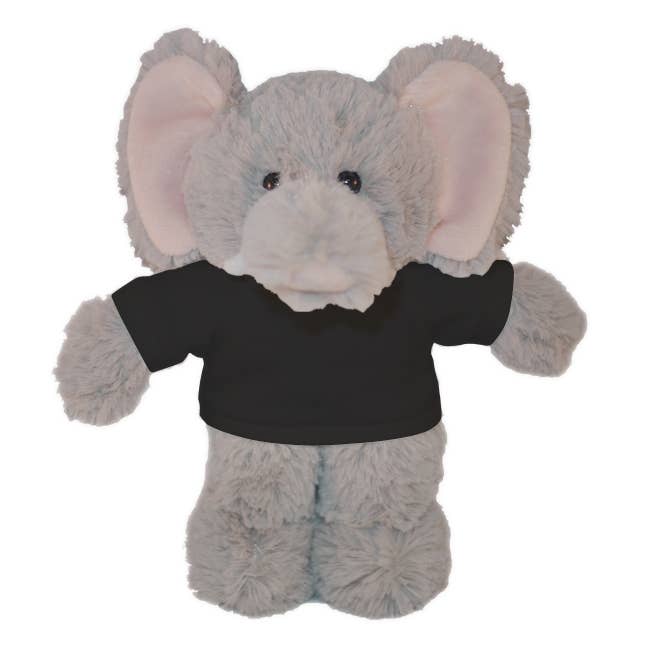 Plushland - Wholesale Stuffed/plush toy – Kids & baby - Plush Elephant 12" with Customizable Tee shirt4
