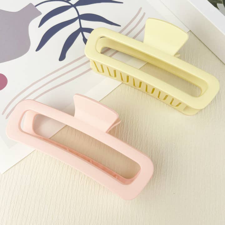 mildstyles – Engroshandel Hårspænde - Dame – Frostet rektangulært hårspænde16