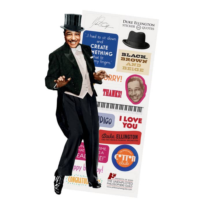 Unemployed Philosophers Guild - Wholesale Everyday Greeting Card - Duke Ellington Card