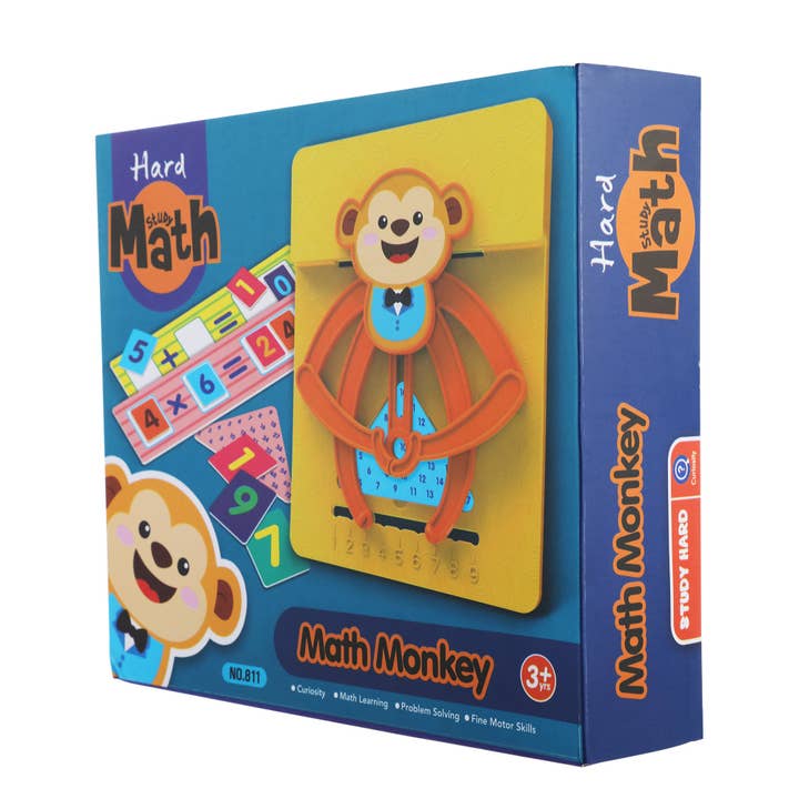 Multi Color Math Monkey Educational Toys for Toddles, Preschool Number Learning Fun Game for Boys & Girls, Monkey Counting Gift for kids XH for wholesale on Faire