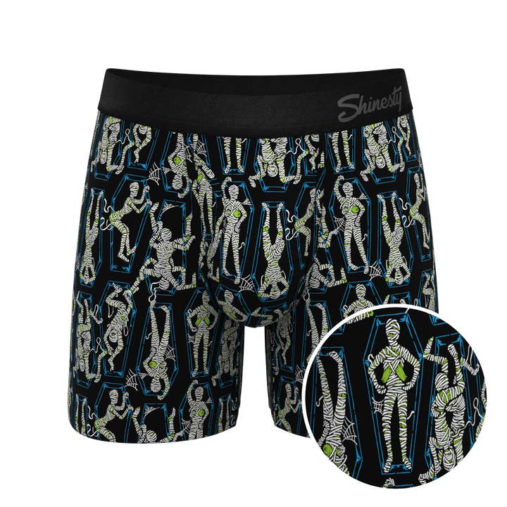 El Inter-Cadáver | Calzoncillos con bolsa Ball Hammock® de momias de Halloween con bragueta para venta al por mayor de Shinesty, Inc