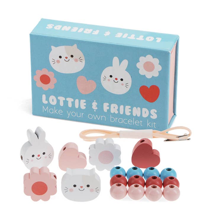 Rex B2B - Europe - Wholesale DIY Jewelry - Kids - Wooden bead bracelet kit - Lottie and Friends