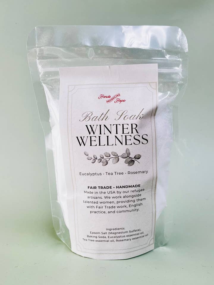 Winter-Wellness-Badezusatz für den Großhandel von Hands Producing Hope