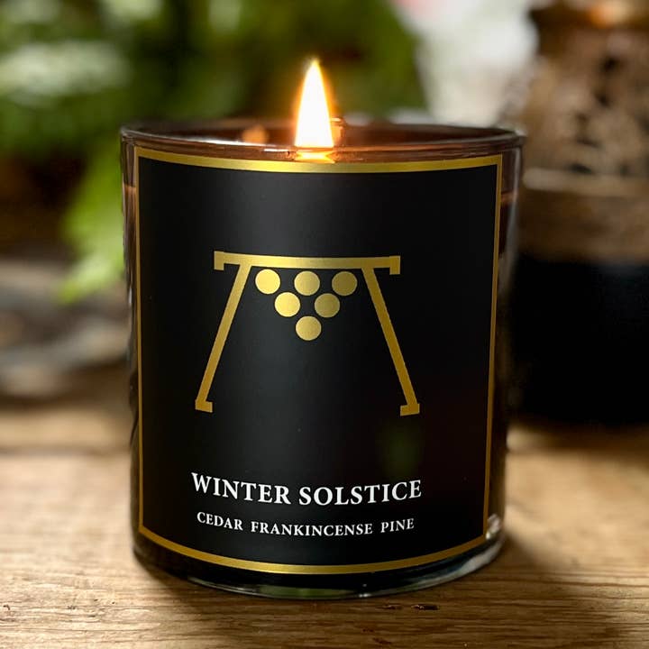8.5oz Winter | Yule Candle for wholesale by Magic Fairy Candles