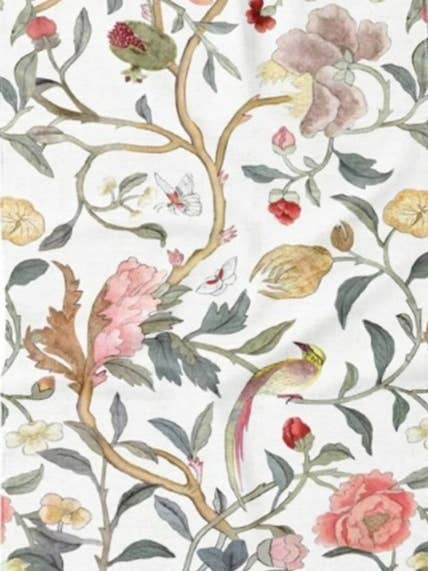 6LLT-WM Stonewashed Leinen Geschirrtücher - WmMorris Birdsong für den Großhandel von Mierco European Linens