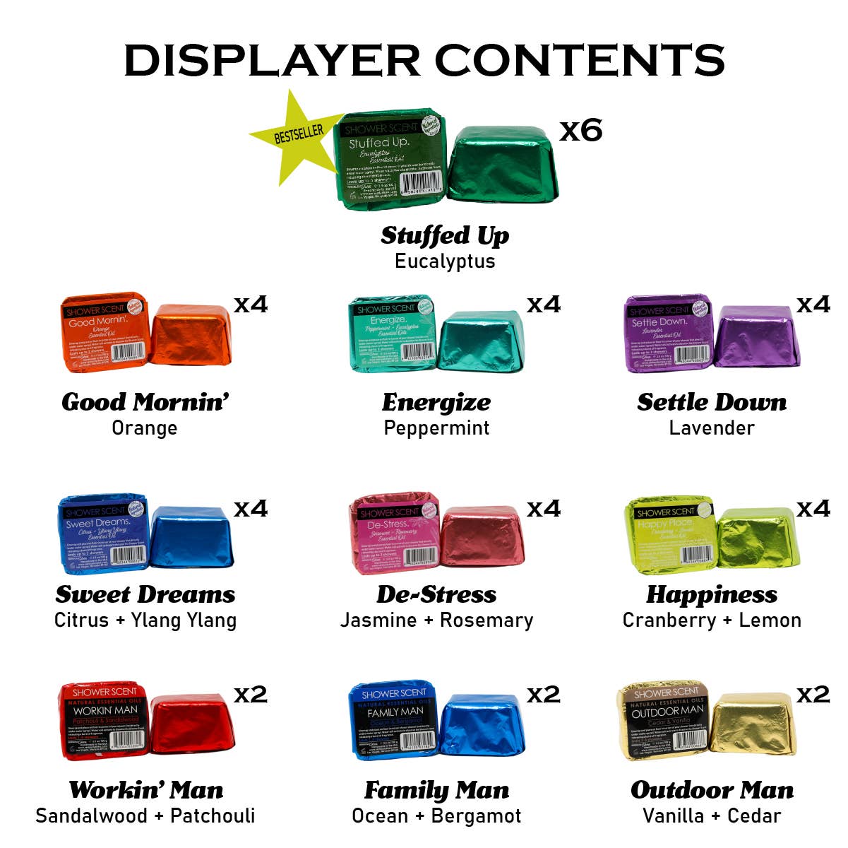 Seriously Shea - Vente Bombe de douche/galet bien-être pour la douche - Printemps 36 Vapeurs de Douche Parfumées avec Distributeur GRATUIT2