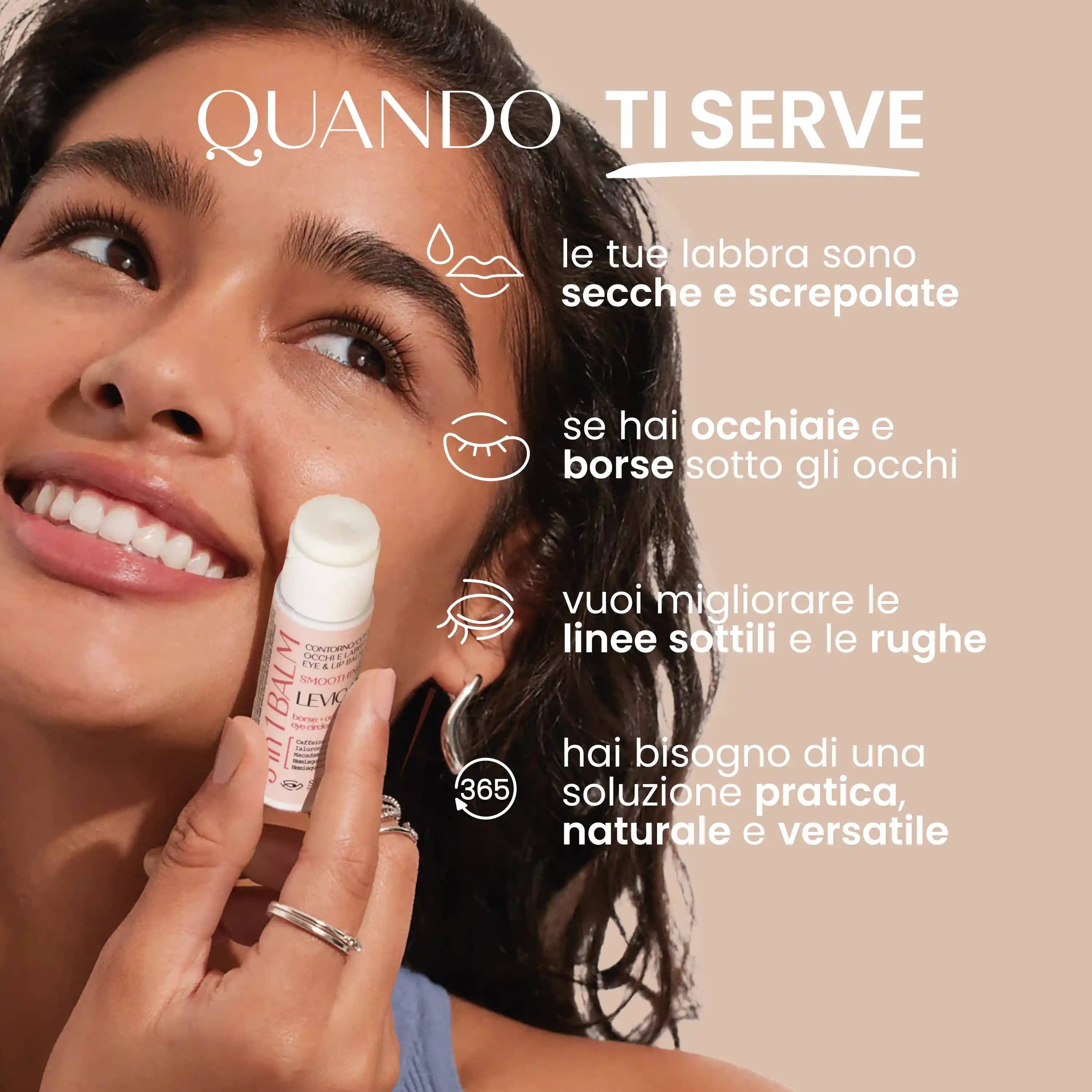 SENSO NATURALE - Wholesale Facial Care Set/Kit - Kit Routine VISO IDRATANTE – Occhi, Viso e Labbra [3 prodotti]5