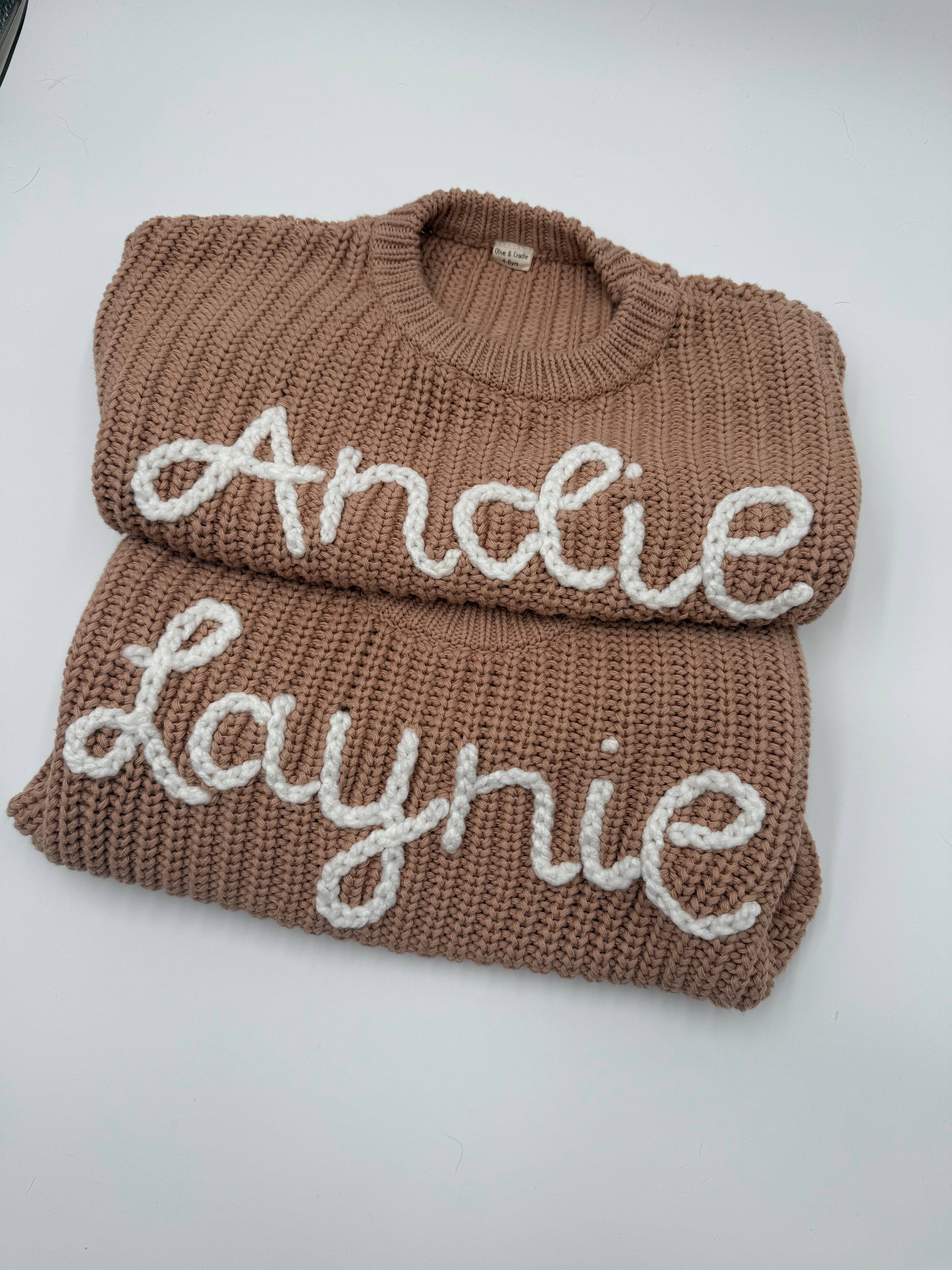 Pretty Little Stitch - Venta al por mayor Jersey de punto - Niños - Suéteres gruesos bordados a mano11