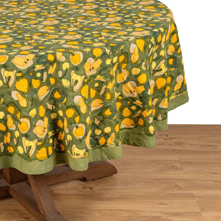 Couleur Nature – wholesale Tablecloth – Fruit Yellow & Green | French Tablecloths6